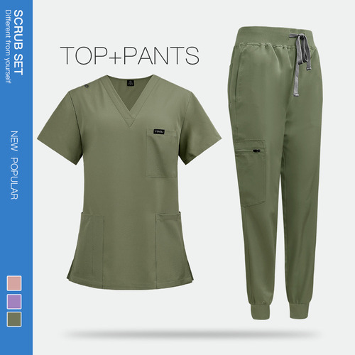 Uniforms Scrubs For Neutral Set - Stretch Scrub Top & Pants