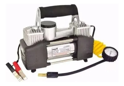 Compresor de aire mini a batería portátil Iael VA-044 1080W 12V gris