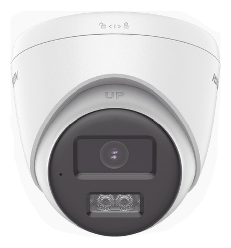 Cámara Turret 5mp 3k Audio Bidireccional Colorvu Dual Light Color Blanco