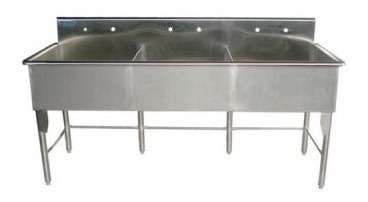 Fregadero Industrial Acero Inox 304-4 Fr-3p Inox Iy Xavi