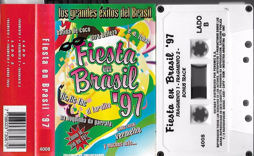 Fiesta En Brasil 97 Grandes Exitos De Brasil Cassette
