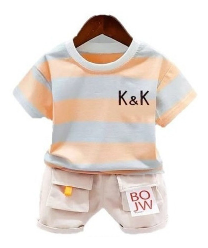 Conjunto Polera Y Short Bebé 12 Meses