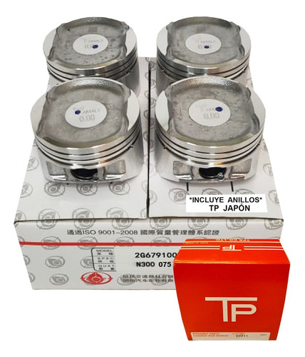 Juego Piston Para Chevrolet N300 075 1.2 2011-2018 B12