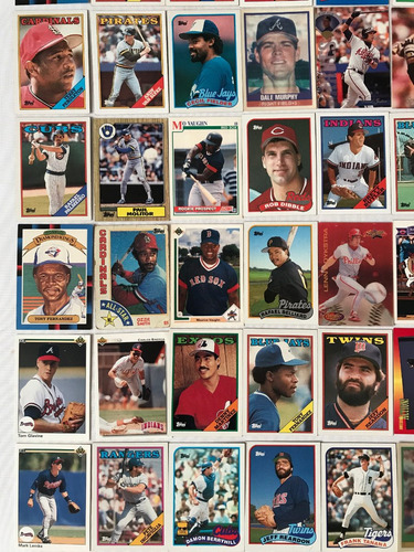 Lote De 108 Cards De Estrellas De Beisbol Tarjetas 80s Y 90s (Usado)