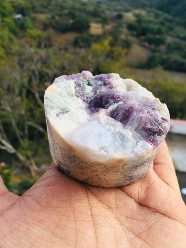 Anhidrita Angelita Mineral 100% Natural Cilindro