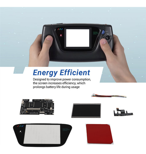 Kits De Pantalla Lcd V4 Ips Ogs Para Sega Game Gear Full Scr