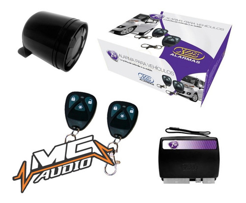 Alarma Auto X-28 Z10s Volumetrica/sirena Instalada-mc Audio-