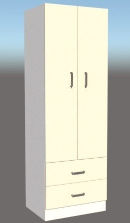 Placar 2 Puertas Melamina 18mm