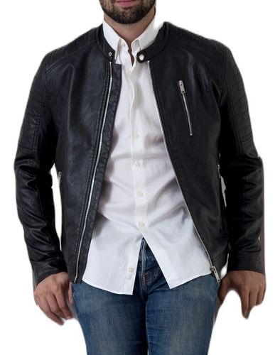 Campera Ecocuero Ojo Rojo Hombre Arnold