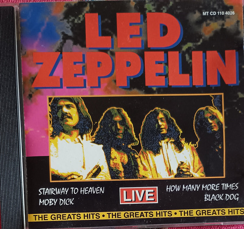 Cd Led Zeppelin Live Ótimo Estado! Frete 15!