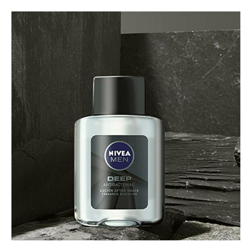 Nivea Men After Shave Loción Después De Afeitar Deep,