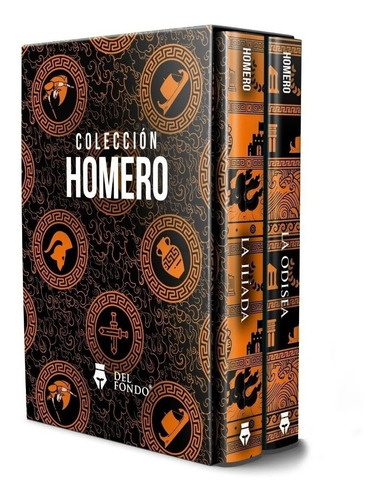 Coleccion Homero - Iliada + Odisea - 2 Libros Del Fondo