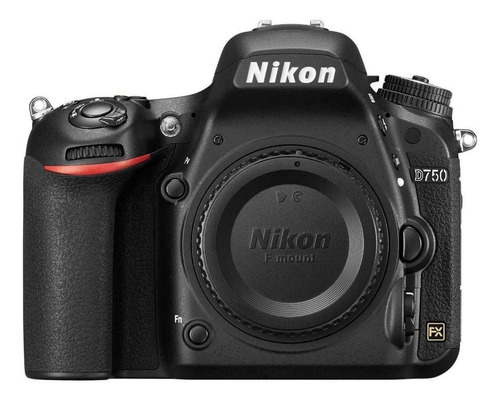 Nikon D750 DSLR color negro