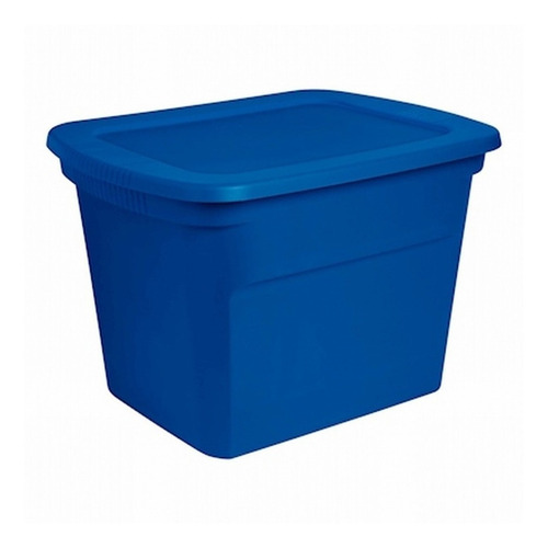 Caja De Plástico 68 L Azul