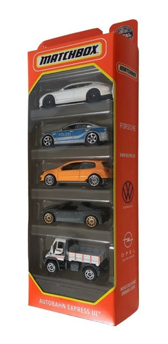 Autobahn Express 3 5 Pack Matchbox Mattel