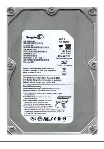 Discos Duros Hdd 500gb  (Reacondicionado)