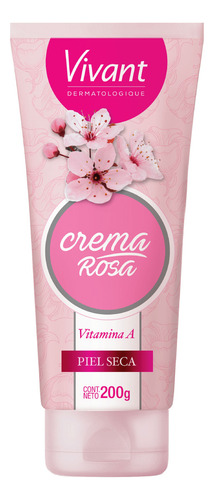 Crema Rosa Piel Seca Con Vitaminas A Iyosei - 200 Grs