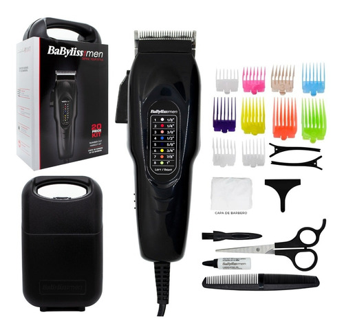 Babyliss Men Cortadora Pelo 20 Piezas Corte Barberia Local