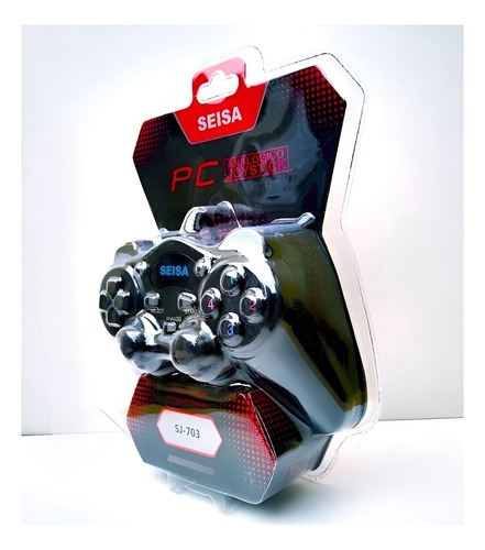Mando Joystick Pc Steam Analogo Vibracion 1.8 Metros Seisa