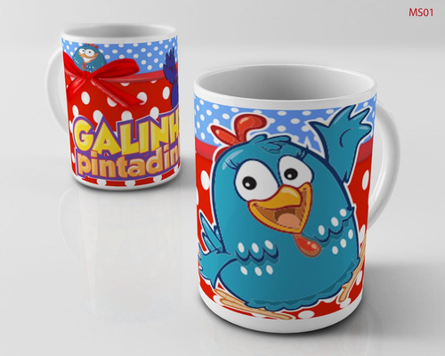 Caneca Personalizada Infantil Galinha Pintadinha - Lembrança