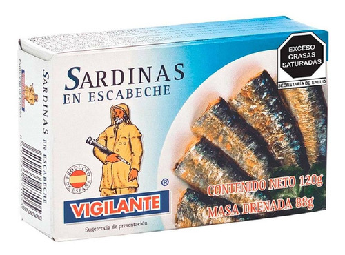 Sardinas Vigilante en Escabeche 120g