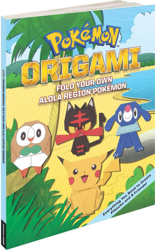 Pokémon Fold Your Own Alola Region Pokémon, De The Pokemon Company International. Editorial Pikachu Press, Tapa Blanda En Inglés