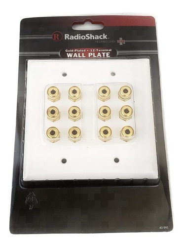 Plato Pared 12 Conector Dorado Binding Radioshack 40 995