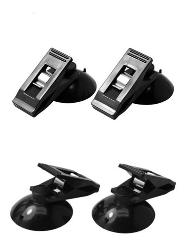 Imagen 4 de 8 de 2 Sujetadores Clips Con Ventosa Para Ventana Todo Vehiculo