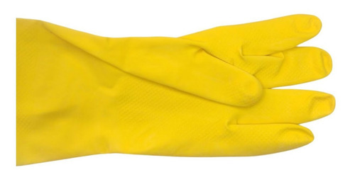 Luva De Segurança Worker Latex Sensitive G 9 Amarela
