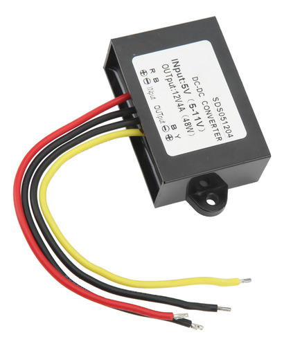 Regulador De Tensão Dc Impermeável 5v 511v A 12v 4a Boost