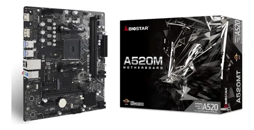 Motherboard Biostar A520mt Am4 M.2 Usb-c Micro Atx