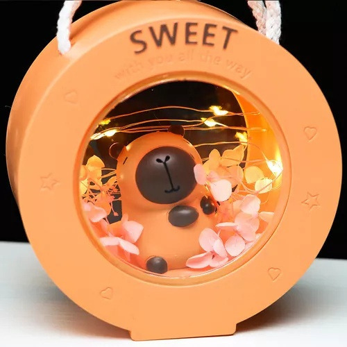 Mt Pequeña Luz Nocturna Capibara,un Regalo Para Las Damas