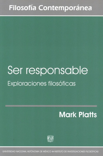 Libro Ser Responsable. Exploraciones Filosoficas