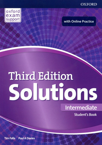 Solutions Intermediate Sb With On Line Pactice Pk (3ed ) - O