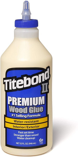 Pegamento Titebond Ii Premium Wood Glue Para Madera 32 Oz