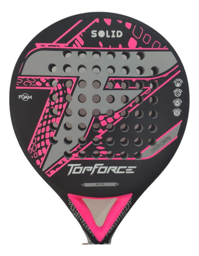 Paleta Padel Top Force Solid Elite Carbon Woman + Regalos!