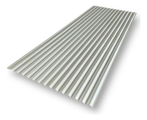 Chapa Sinusoidal Cincalum C27 Acanalada 1,10 X 2,00 Metro Color Gris