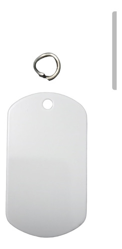 50 Placa Militar (metal)p/sublimar Publicidad O Evento
