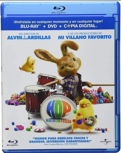 Hop Rebelde Sin Pascua -  Blu Ray + Dvd - Película Nuevo