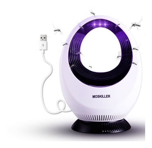 Luminária Anti Mosquito E Pernilongo Com Usb Led Violeta