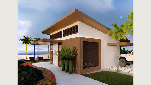 Casa Pré-fabricada Módulo Tinyhousepremium-2dormitório(36m2)