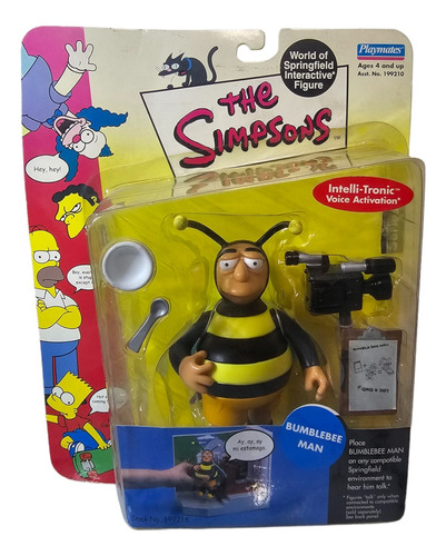Los Simpsons Playmates - Bumblebee Man Hombre Abegorro