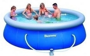 Imagen 2 de 8 de Pileta Inflable Big Bomba 366x76 New Bestway 57274 Bigshop