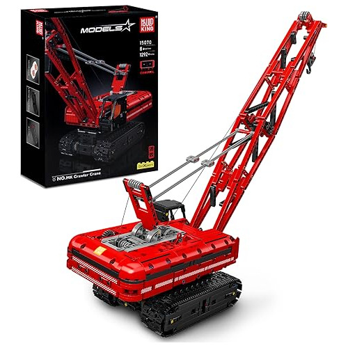 Mould King 15070 Mk Crawler Crane Building Kits, Building Bl