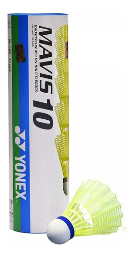 Plumilla Badminton Yonex Mavis 10 Medium Amarilla