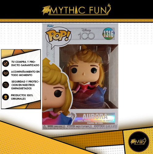 Funko Pop Disney 100 - Aurora 1316 (Usado)