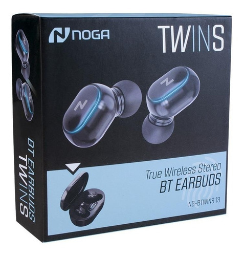 Auriculares In-ear Inalámbricos Noga Twins Ng-btwins13 Blanco
