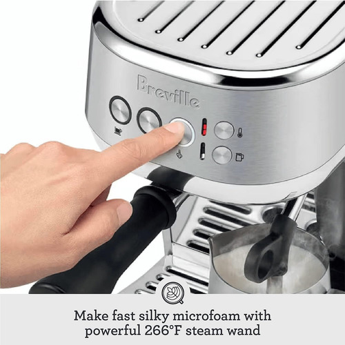 Cafetera Breville Bambino Plus, Acero Inoxidable