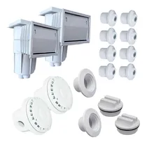 Comprar Kit Empotrables Para Alberca 2 Desnatador + 8 Boq Retorno