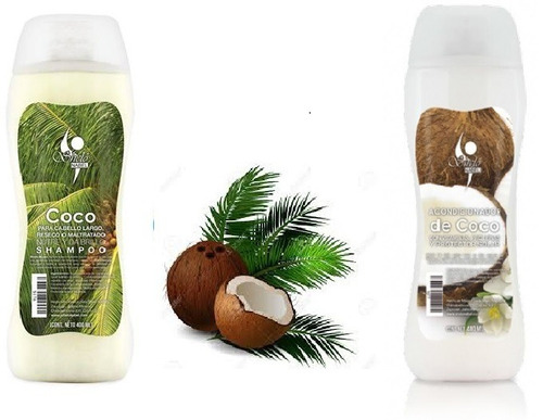 Shampoo Y Acondicionador De Coco Vitaminado Sheló Nabel